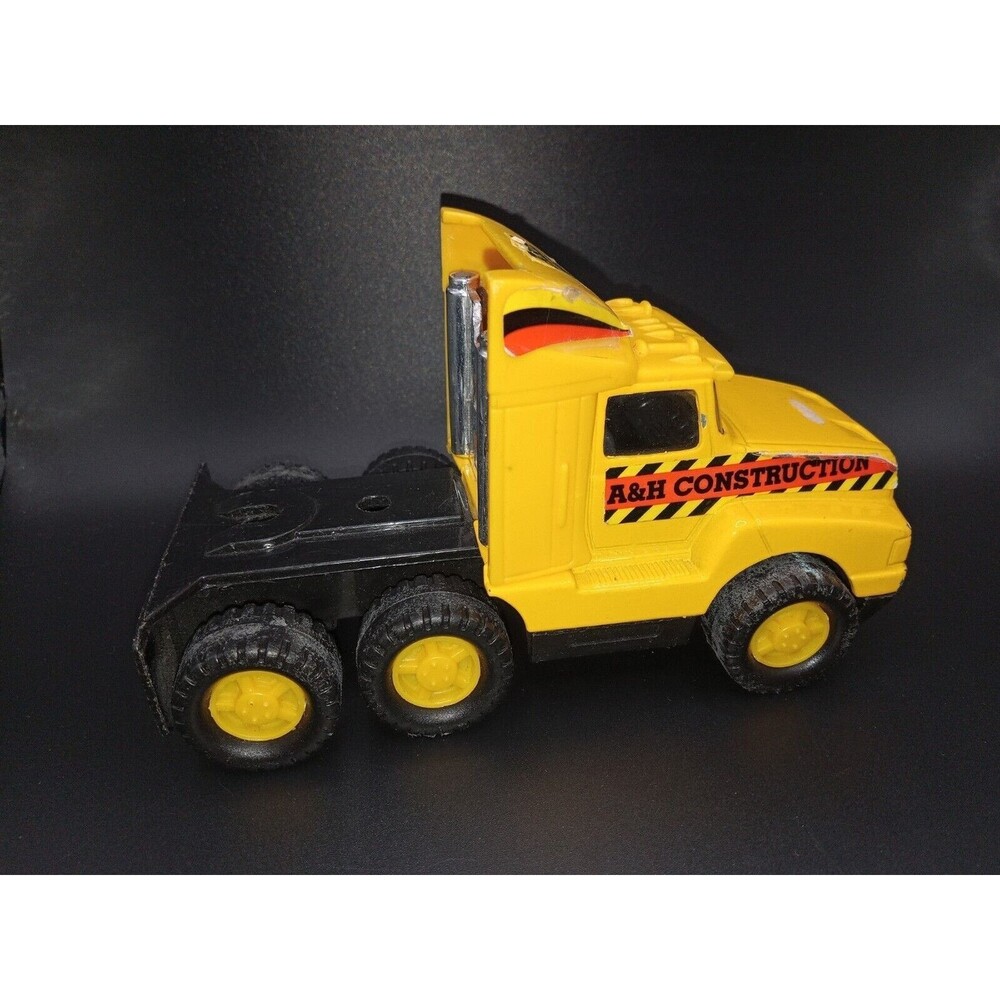 1989 Remco Yellow A&H Construction Truck Vintage